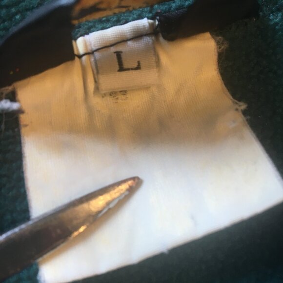 Vintage REI 1/2 Zip Polartec Pullover Adult Large Hunter Green Mock Neck - Picture 12 of 12